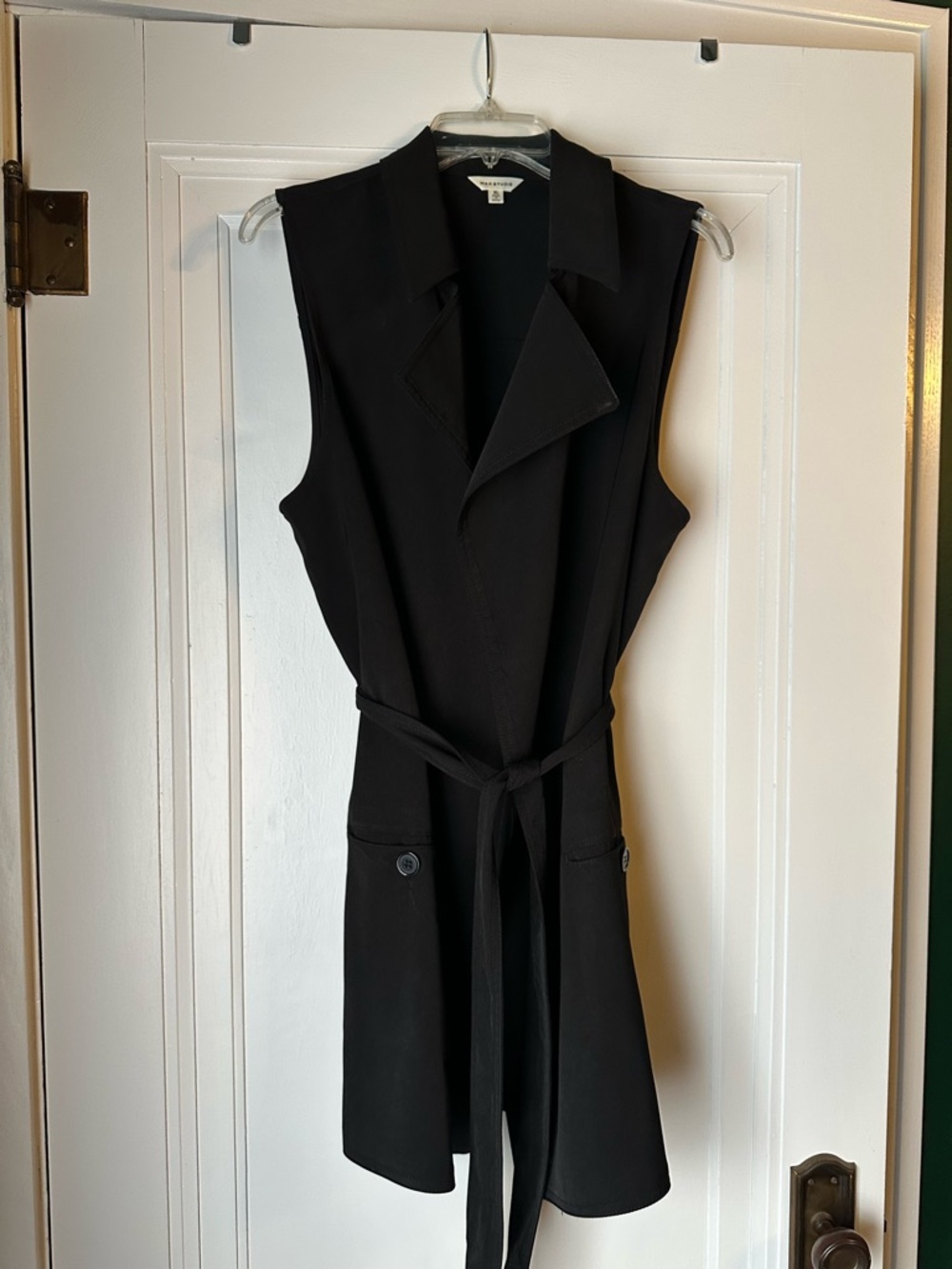 Max Studio Black Vest XL